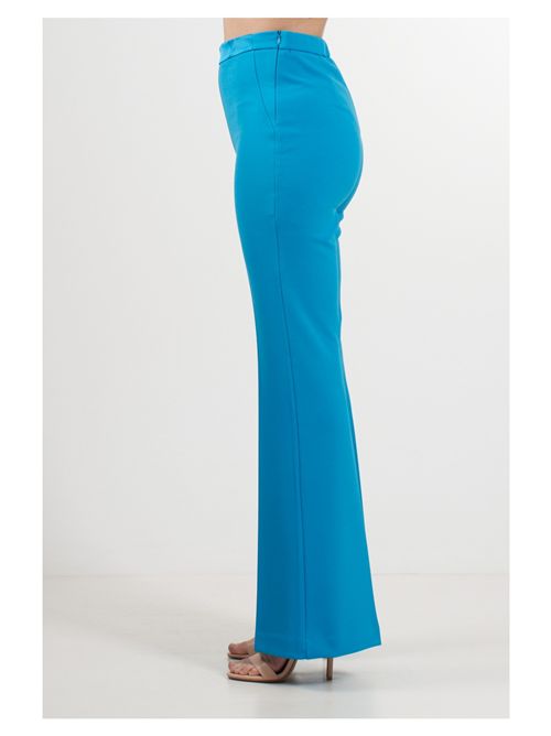 Pantalone a zampa VICOLO | TD0229/TURCHESE